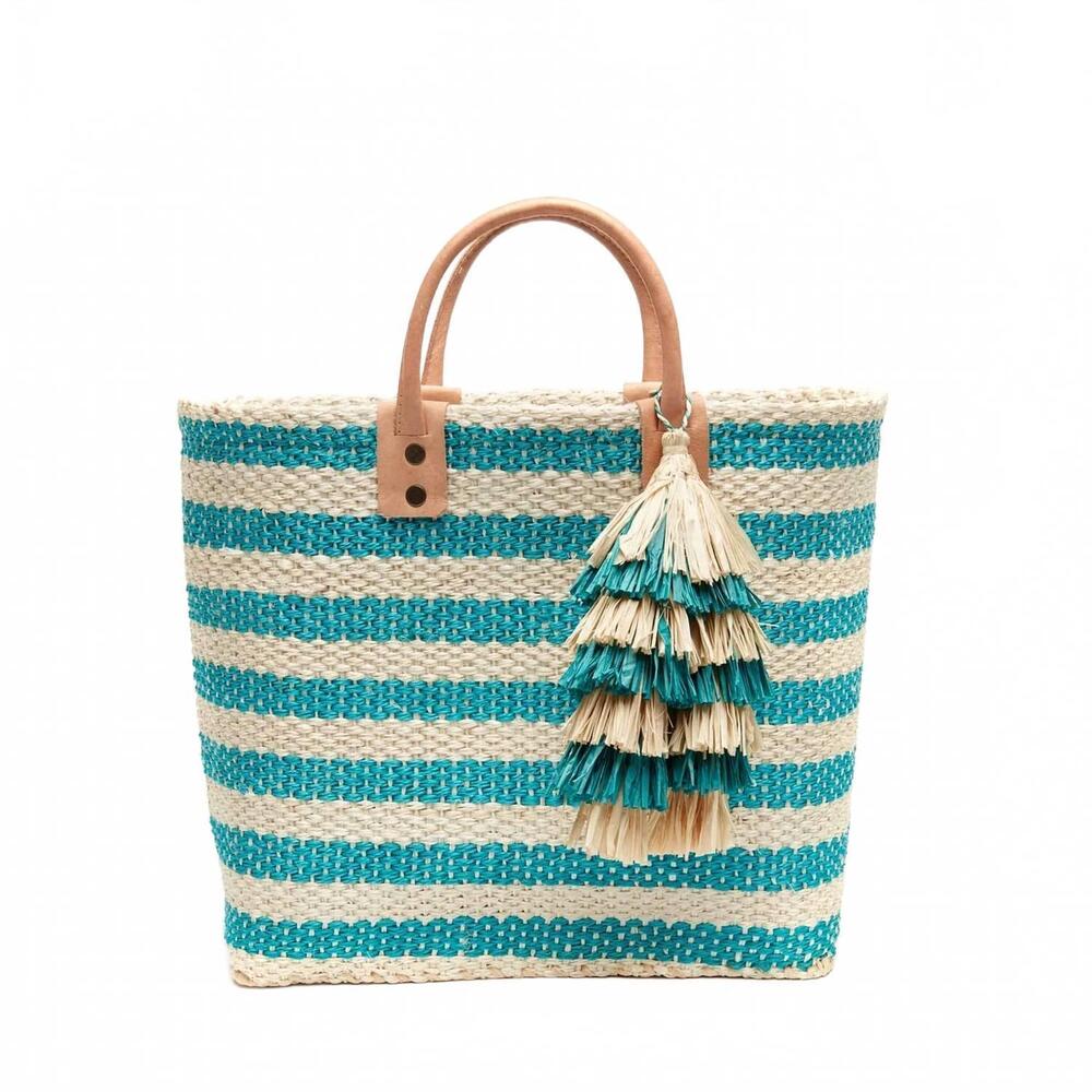 NEW MAR Y SOL women's sahara tote bag in aqua